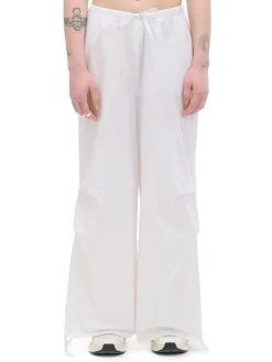 Białe spodnie wide leg