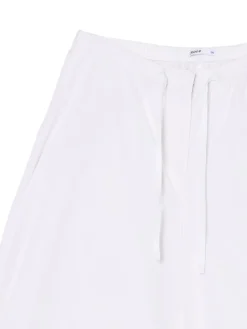 Białe spodnie wide leg