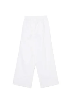 Białe spodnie wide leg