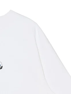 Biały T-shirt z nadrukami