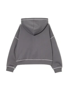 Bluza hoddie z kontrastowymi przeszyciami