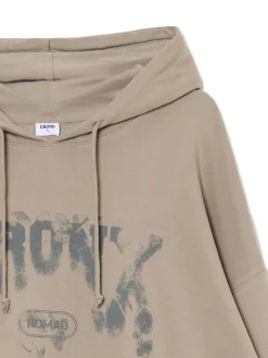 Bluza hoodie oversize z napisem UNISEX