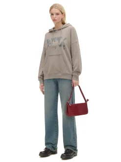 Bluza hoodie oversize z napisem UNISEX