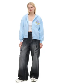 Bluza hoodie z kolorowym nadrukiem UNISEX