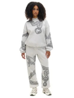 Bluza hoodie z motywem łańcucha UNISEX