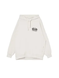 Bluza oversize z kapturem i nadrukiem