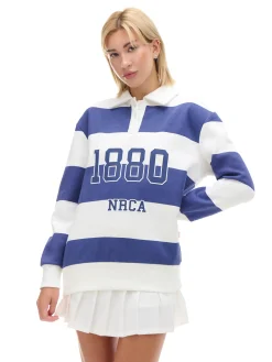 Bluza w paski z aplikacją