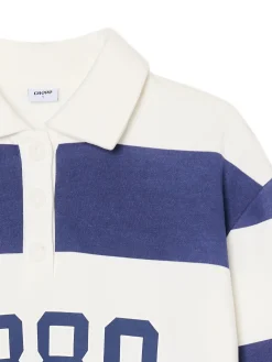 Bluza w paski z aplikacją