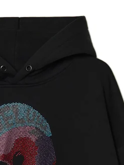 Bluza z aplikacją punkowej czaszki