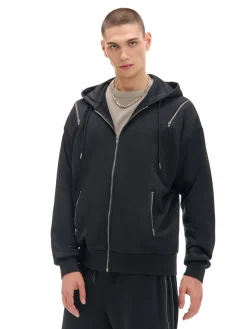 Bluza z zamkami przy rękawach UNISEX