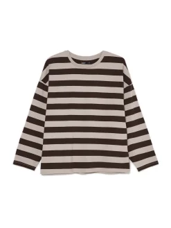 Bluzka z długim rękawem w paski UNISEX