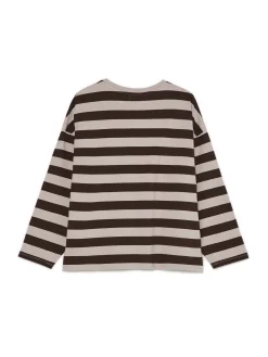 Bluzka z długim rękawem w paski UNISEX