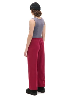 Bordowe dresowe joggery