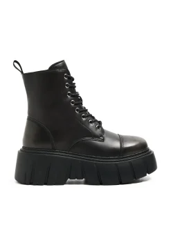 Botki za kostkę z imitacji skóry