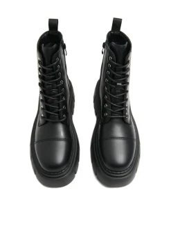 Botki za kostkę z imitacji skóry