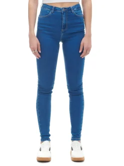 Ciemnoniebieskie jeansy push up TALL