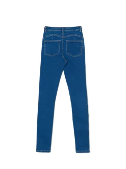 Ciemnoniebieskie jeansy push up TALL