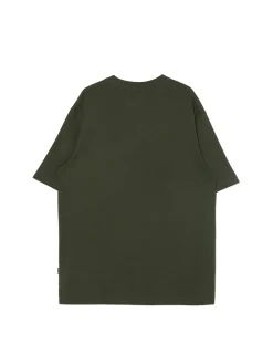 Ciemnozielona koszulka z kieszenią