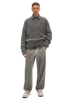 Cieniowane spodnie wide leg