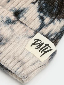 Czapka beanie z efektem tie-dye