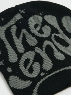 Czapka beanie z napisem The End
