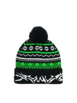 Czapka beanie z pomponem