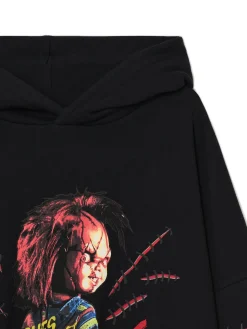 Czarna bluza hoddie z Laleczką Chucky