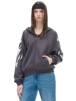 Czarna bluza hoodie z czaszkami