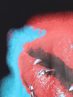 Czarna bluza hoodie z nadrukiem