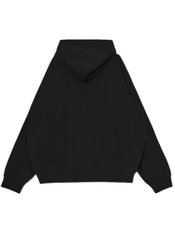 Czarna bluza oversize z kapturem