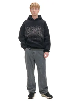 Czarna bluza z aplikacją