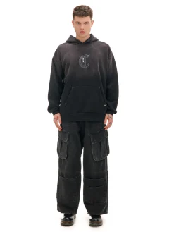 Czarna bluza z kapturem