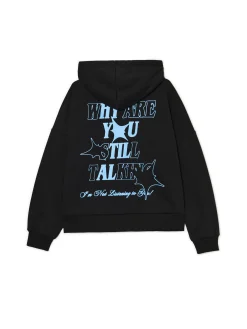 Czarna bluza z napisami