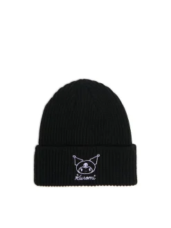 Czarna czapka beanie Kuromi