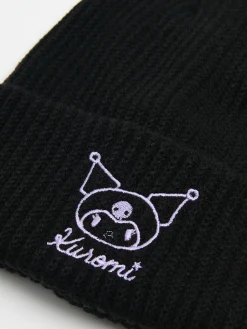 Czarna czapka beanie Kuromi