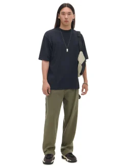 Czarna gładka koszulka