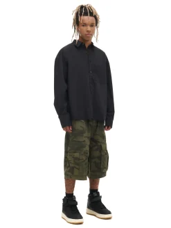 Czarna koszula z haftem