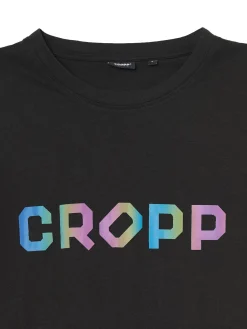 Czarna koszulka CROPP