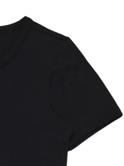 Czarna koszulka slim