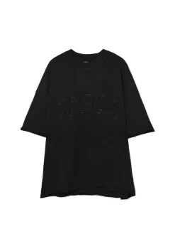 Czarna koszulka z haftem