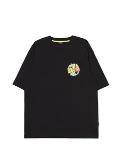 Czarna koszulka z motywem SpongeBoba