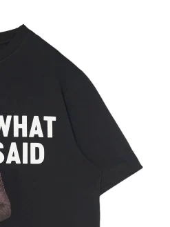 Czarna koszulka z nadrukiem The Office