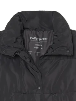 Czarna kurtka puffer