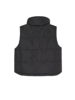 Czarna pikowana kamizelka