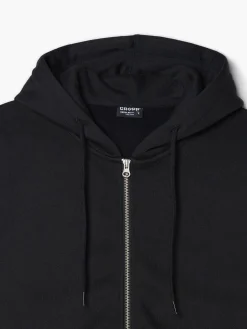 Czarna rozpinana bluza