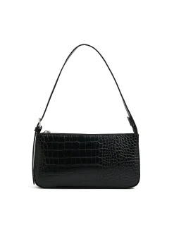 Czarna torebka z imitacji skóry