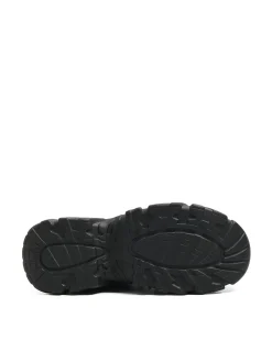 Czarne botki na rzepy