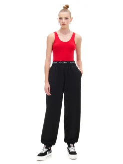 Czarne dresowe joggery