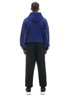 Czarne dresowe joggery loose