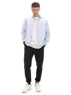 Czarne dresowe joggery regular